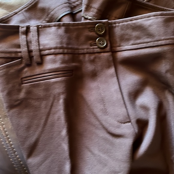 NWT Lane Bryant Plus Size Brown Work Dress Pants - Picture 7 of 9